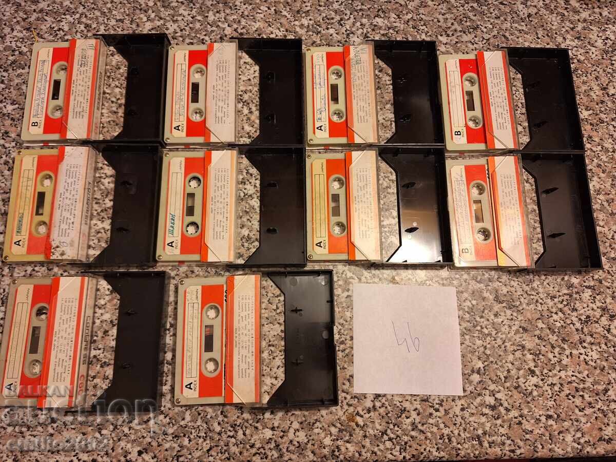 Auction Audio cassettes 10pcs 46 Auction Audio cassettes 10pcs 46