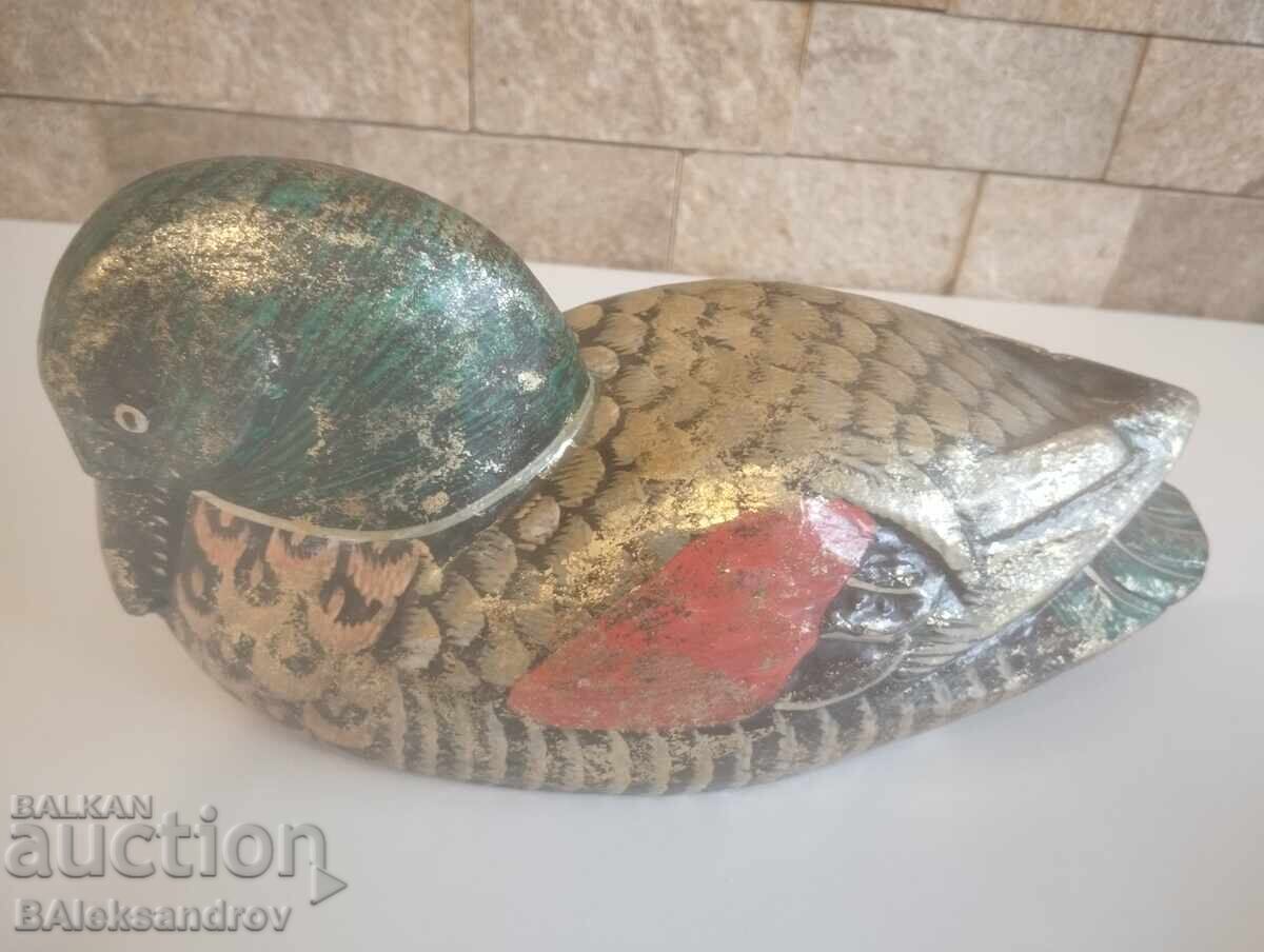 Decoration, hand-painted wooden duck with price 28.00 BGN | € 14.32 Decoration, hand-painted wooden duck with price 28.00 BGN | € 14.32