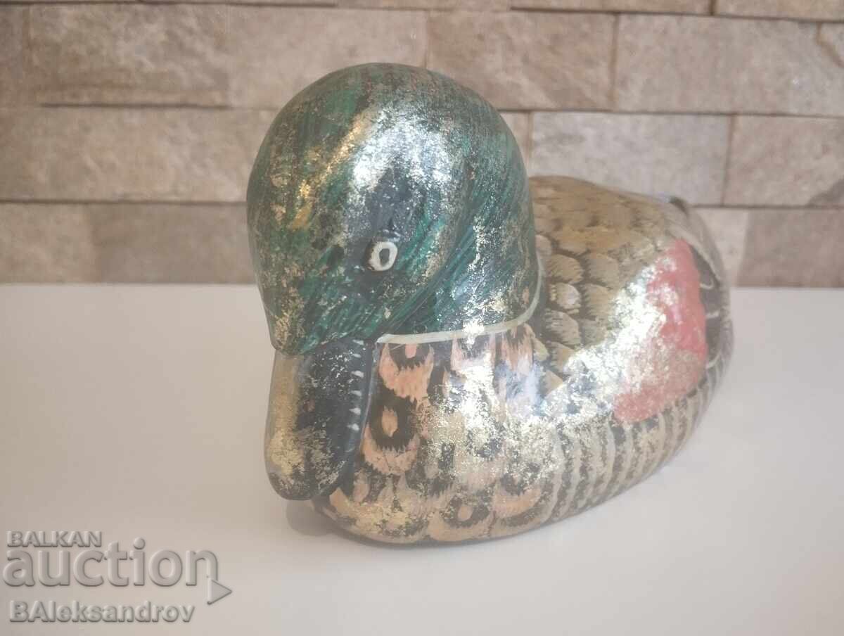 Auction Decoration, hand-painted wooden duck Auction Decoration, hand-painted wooden duck