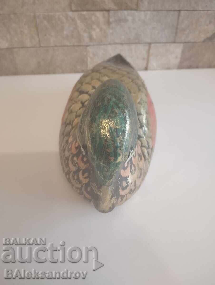 Delivery of Decoration, hand-painted wooden duck Delivery of Decoration, hand-painted wooden duck