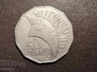 50 de cenți 2000 Millennium Australia