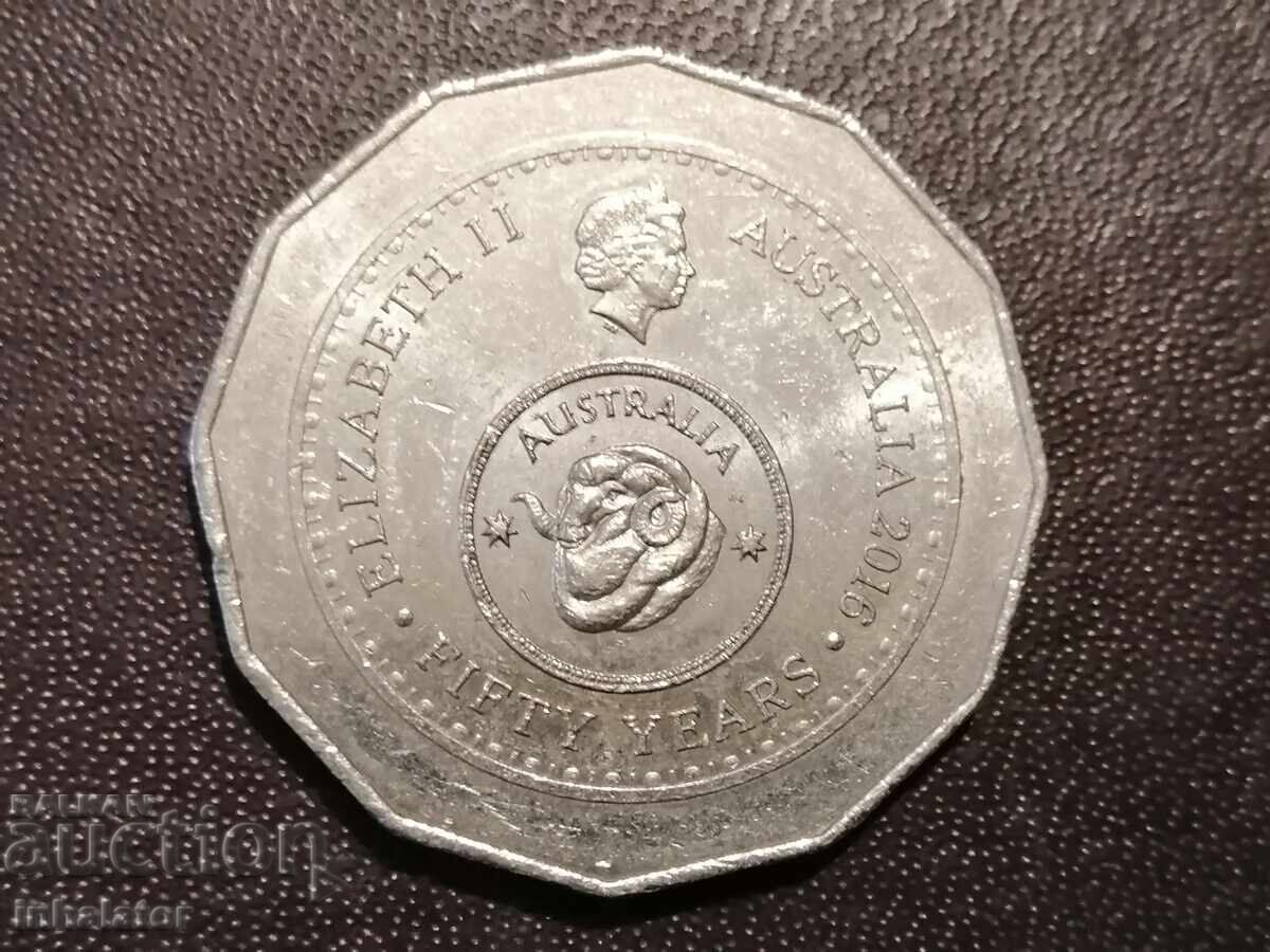 50 cents 2016 Jubilee Australia