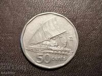 Fiji 50 cents 2009