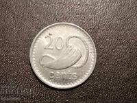 Fiji 20 cents 2010