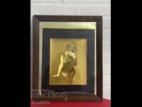 Framed heliogravure “Naked Woman”