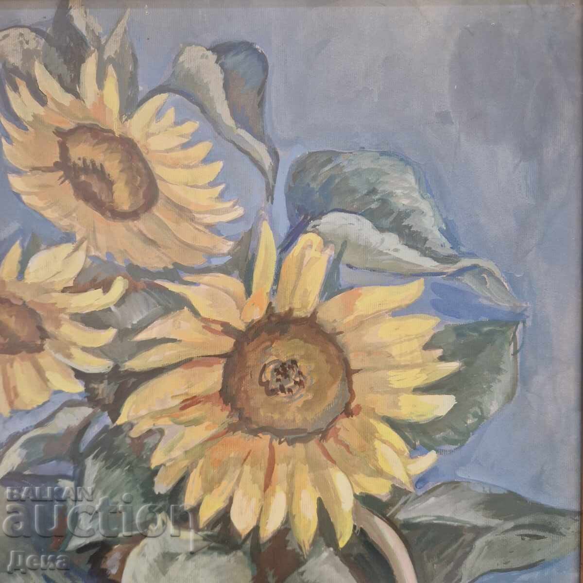 Auction Mara Tsoncheva painting 1940 Auction Mara Tsoncheva painting 1940