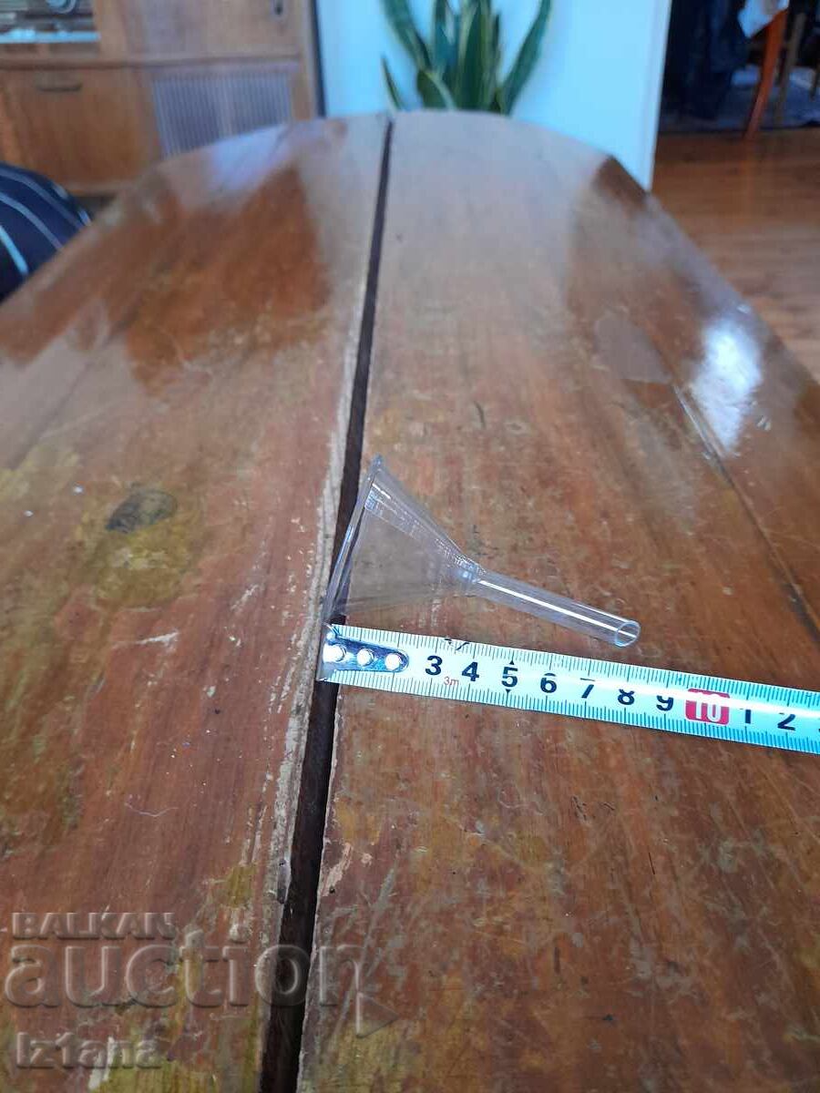 Old glass funnel with price 22.00 BGN | € 11.25 Old glass funnel with price 22.00 BGN | € 11.25
