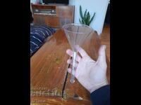 Old glass funnel