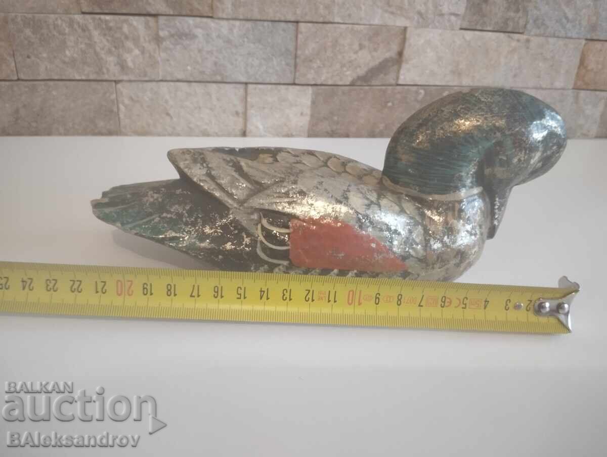 Decoration, hand-painted wooden duck - 7 Decoration, hand-painted wooden duck - 7