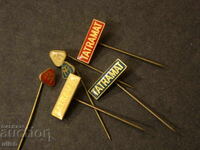 6 pcs. Taramat rubber badge pin