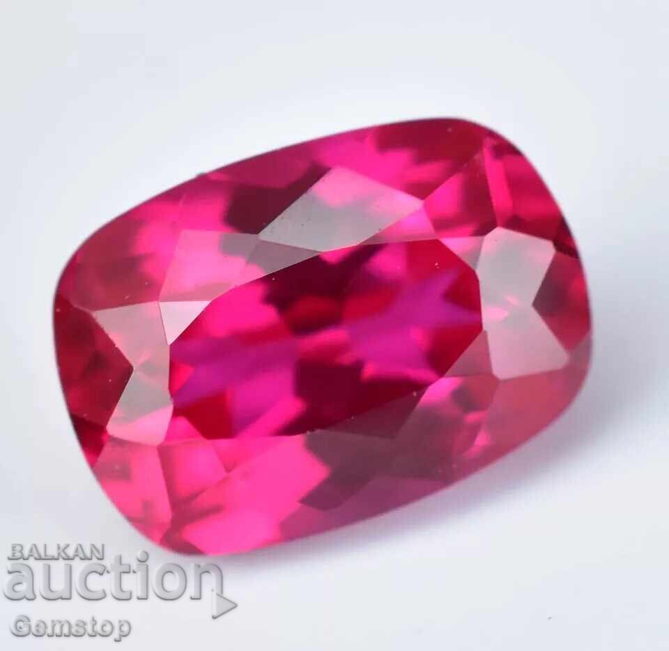 BZC! 5.85 ct natural ruby cushion cert.AGSL from 1st!