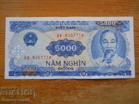 5000 Dong 1991 - Vietnam ( UNC )