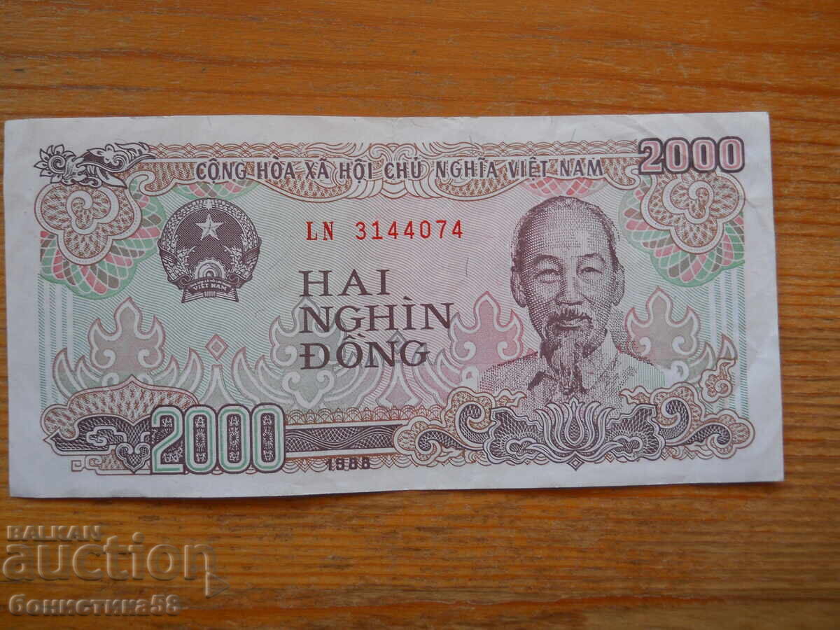 2000 Dong 1988 - Vietnam ( VF )