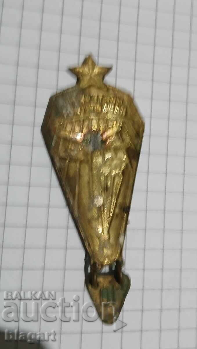 Auction parachutist 1000 jumps - badge Auction parachutist 1000 jumps - badge