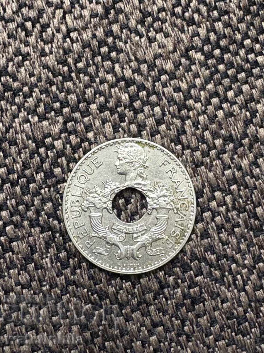 5 Cent Indochina, France 1938 UNC. Rare