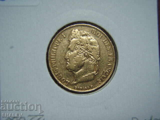 20 Francs 1842 W France (20 Francs France) - XF/AU (gold) - 7 20 Francs 1842 W France (20 Francs France) - XF/AU (gold) - 7