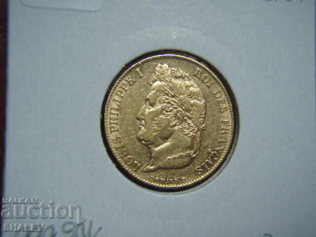 20 Francs 1843 A France (20 Francs France) - XF/AU (gold) - 5 20 Francs 1843 A France (20 Francs France) - XF/AU (gold) - 5