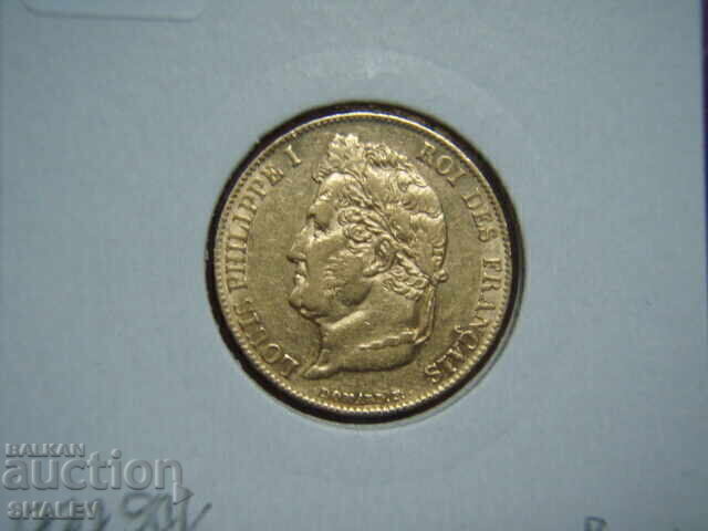 20 Francs 1843 A France (20 Francs France) - XF/AU (gold) - 6 20 Francs 1843 A France (20 Francs France) - XF/AU (gold) - 6