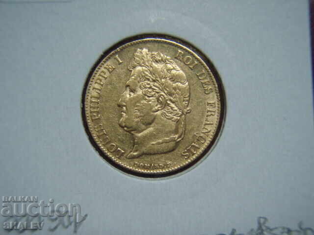 20 Francs 1843 A France (20 Francs France) - XF/AU (gold) - 7 20 Francs 1843 A France (20 Francs France) - XF/AU (gold) - 7