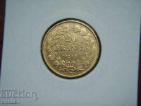 20 Francs 1843 A France (20 Francs France) - XF/AU (gold)