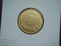 20 Francs 1843 A France (20 Francs France) - XF/AU (gold)