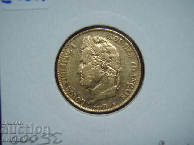 20 Francs 1843 W France (20 Francs France) - XF/AU (gold) - 7 20 Francs 1843 W France (20 Francs France) - XF/AU (gold) - 7