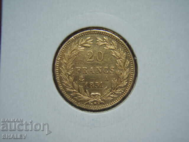 20 Francs 1831 A France (20 Francs France) - AU (gold) 20 Francs 1831 A France (20 Francs France) - AU (gold)