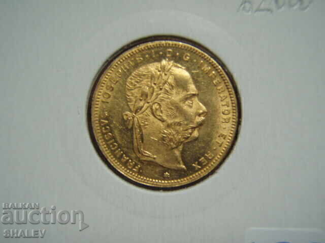 20 Franci / 8 Florin 1881 Austria (Austria) - AU+ (aur) - 5 20 Franci / 8 Florin 1881 Austria (Austria) - AU+ (aur) - 5