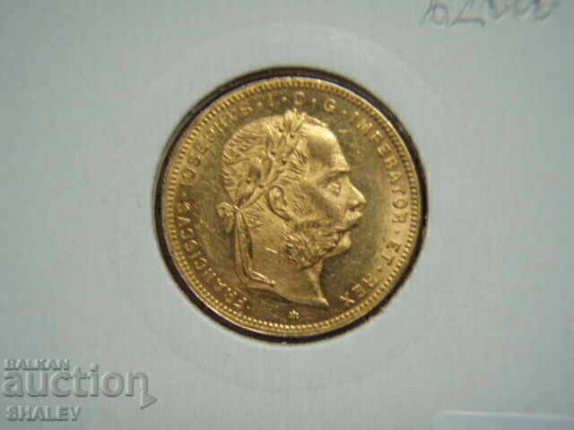 20 Franci / 8 Florin 1881 Austria (Austria) - AU+ (aur) - 6 20 Franci / 8 Florin 1881 Austria (Austria) - AU+ (aur) - 6