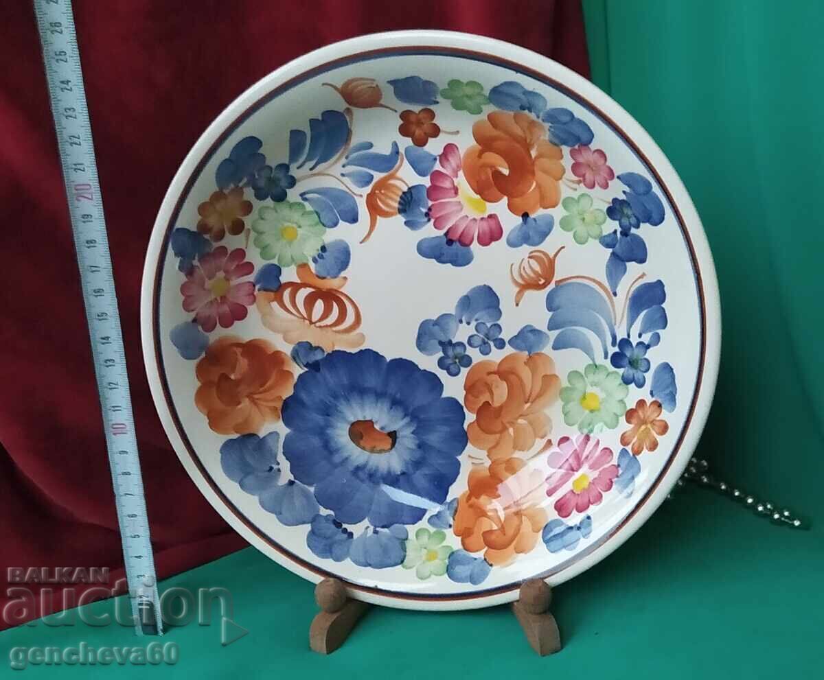 Collectible wall plate faience - markings - 5