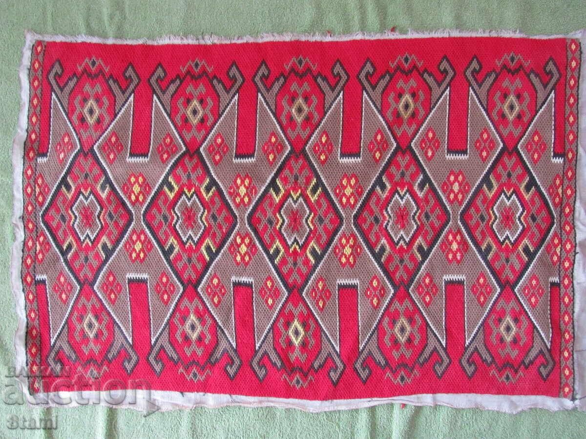 Auction  Handmade cotton thread pillow from the 1950s