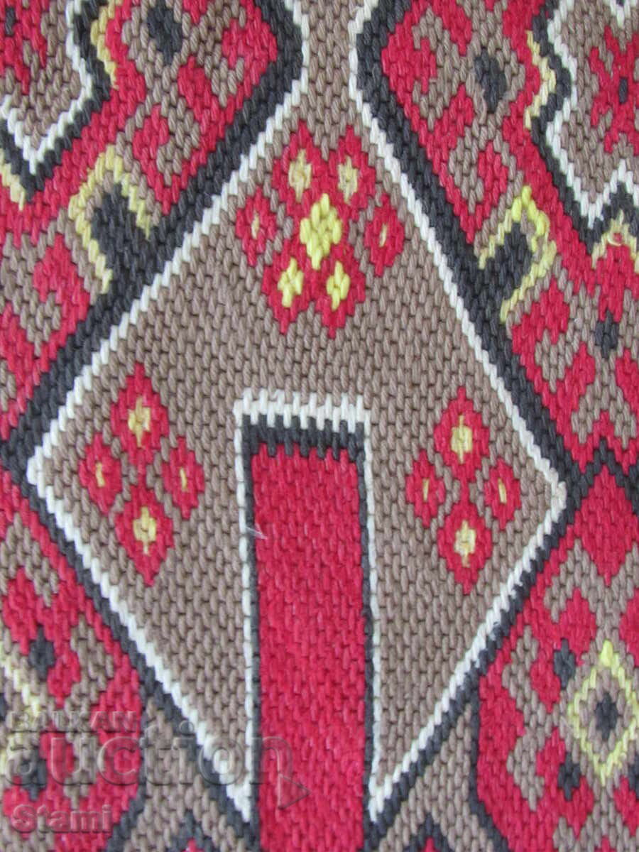 Handmade cotton thread pillow from the 1950s - 5