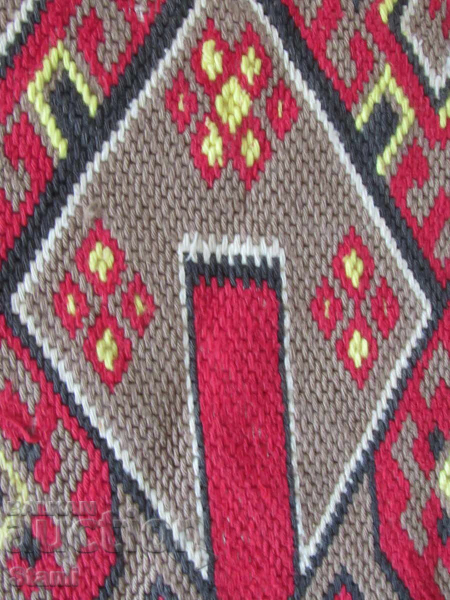 Handmade cotton thread pillow from the 1950s - 6