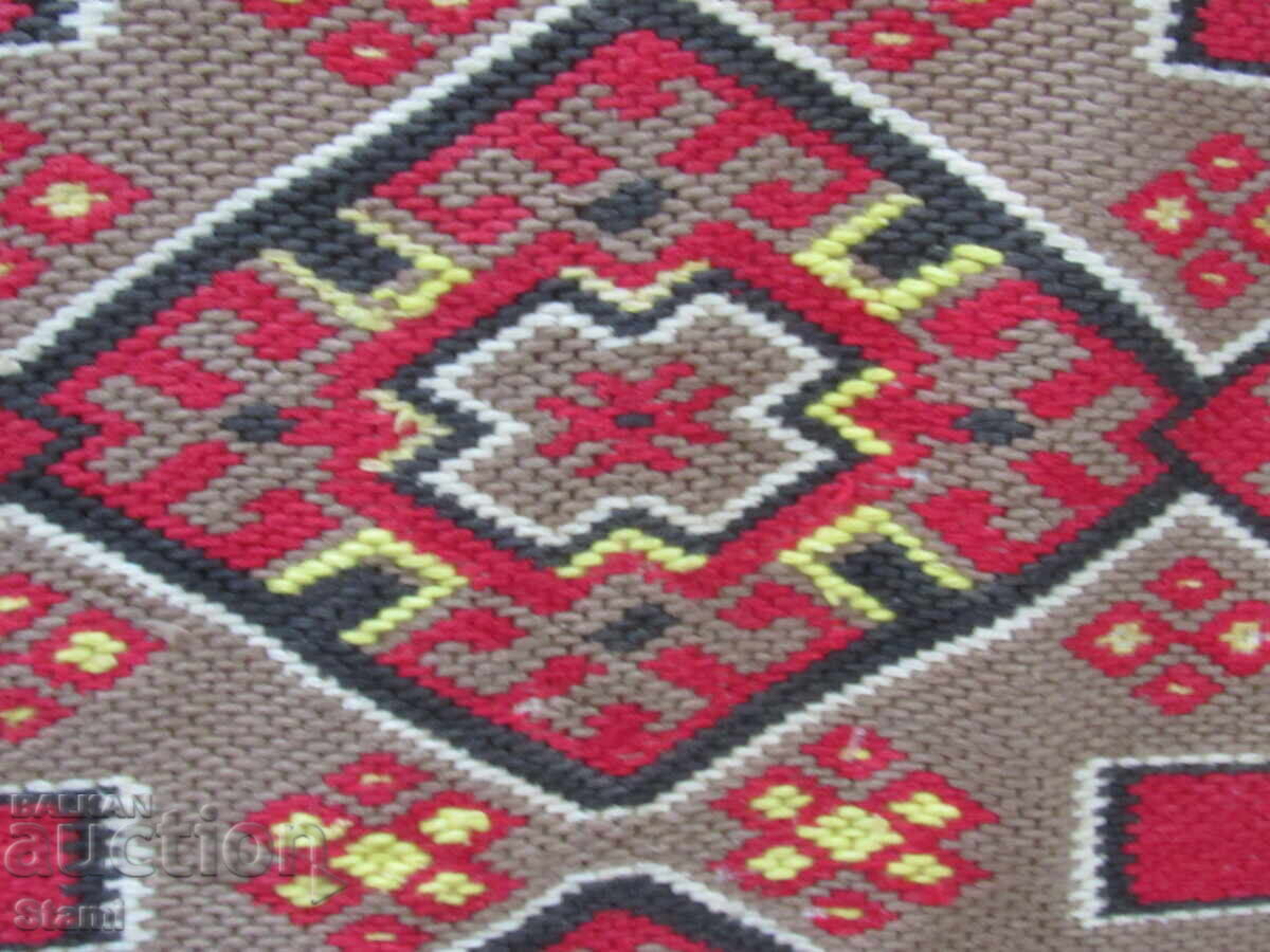 Handmade cotton thread pillow from the 1950s - 7