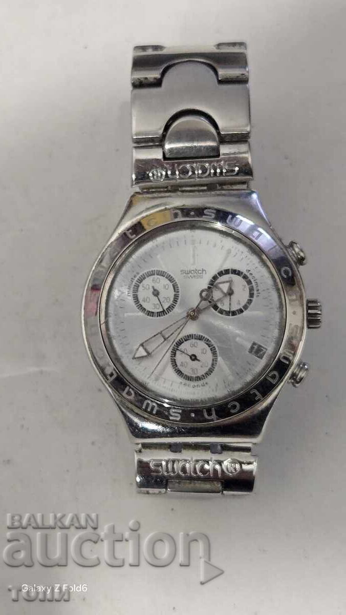 SWATCH CHRONOGRAPH QUARTZ SWISS MADE I DON'T KNOW IF THE BZT WORKS