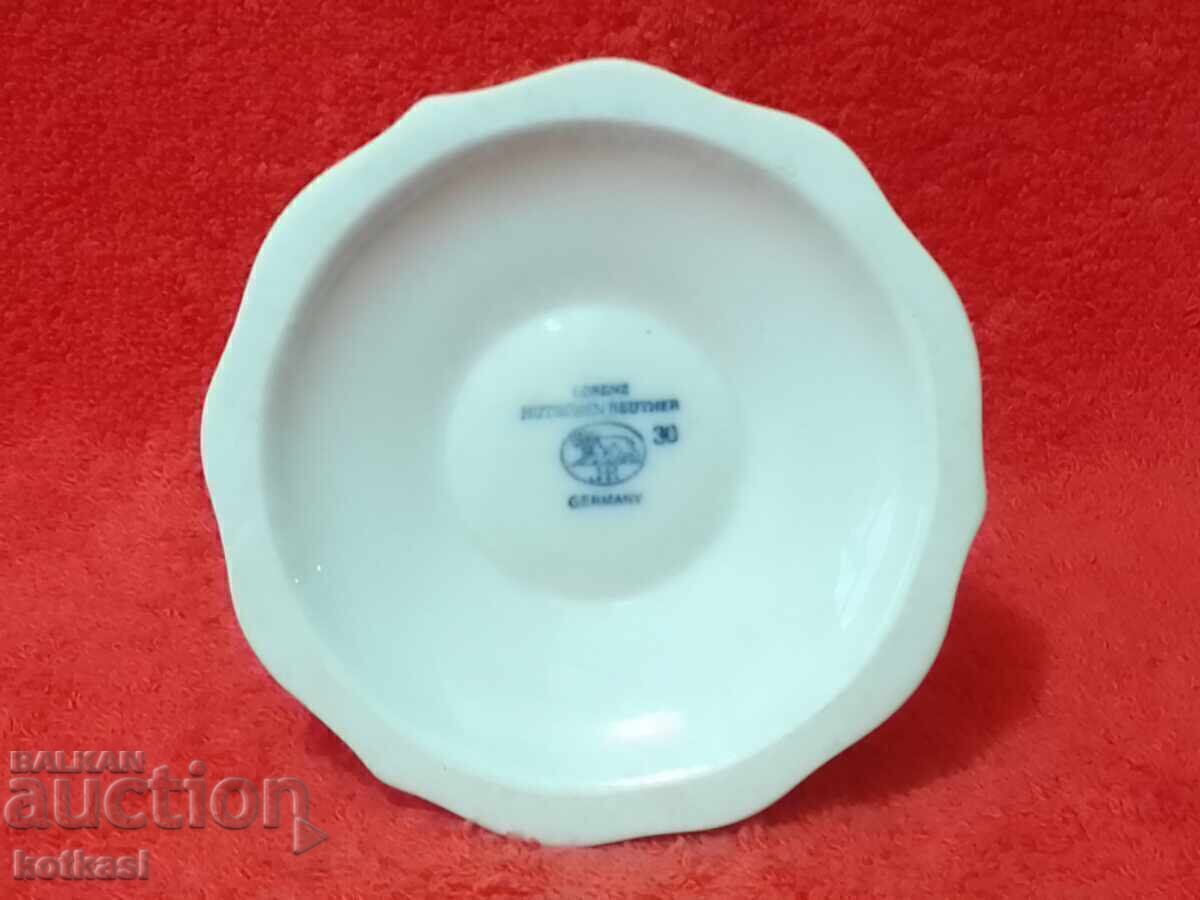 Old porcelain candlestick marked HUTSCHENREUTHER Germany - 6