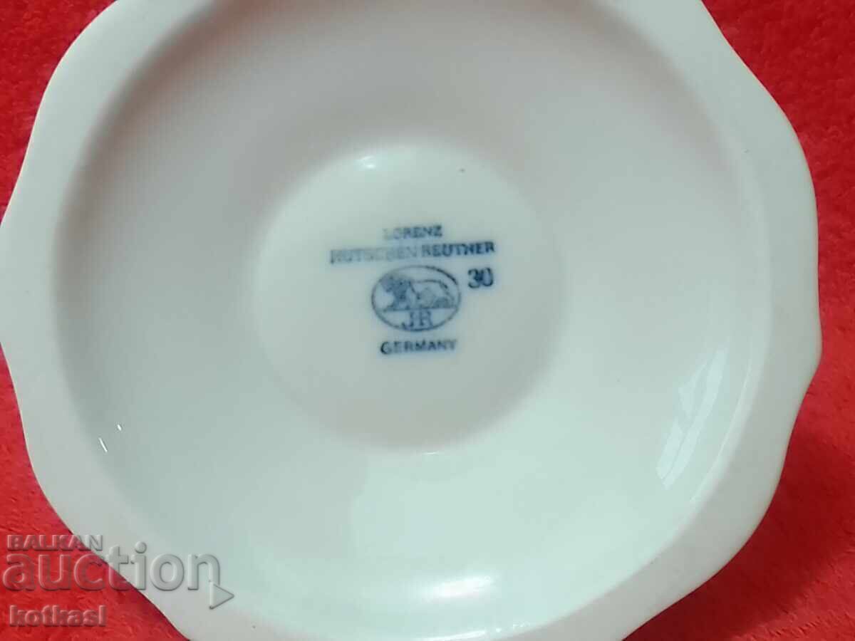 Old porcelain candlestick marked HUTSCHENREUTHER Germany - 7