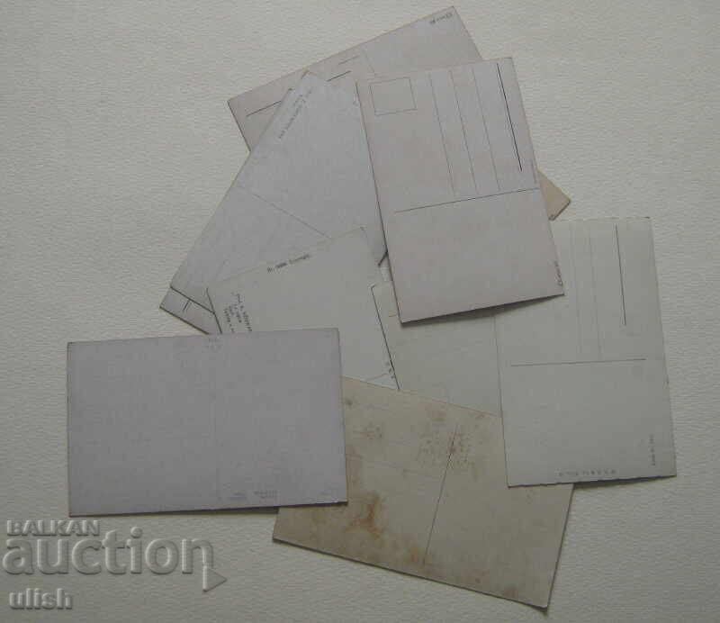 Lot of 10 old postcards, unused art, No. 5 with price 10.00 BGN | € 5.11 Lot of 10 old postcards, unused art, No. 5 with price 10.00 BGN | € 5.11