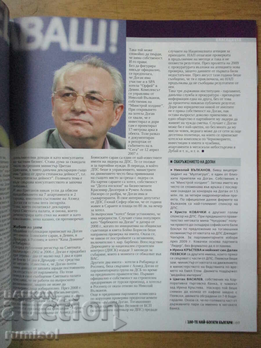 Аукцион Стоте най-богати българи