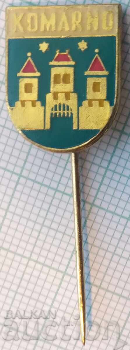 17247 Σήμα - οικόσημο της πόλης Komarno Σλοβακίας με τιμή 1.00 BGN | € 0.51