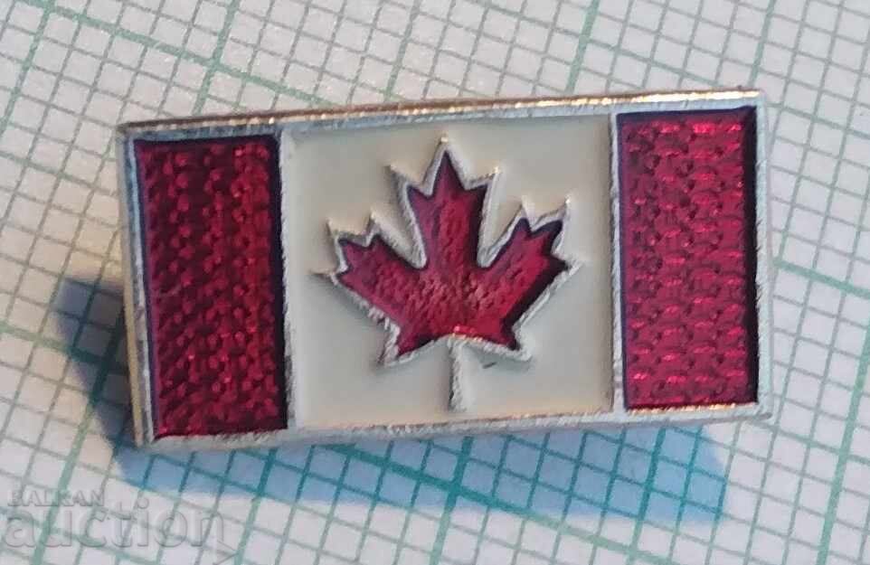Auction 17256 Badge - flag Canada Auction 17256 Badge - flag Canada
