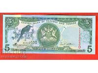 TRINIDAD AND TOBAGO $5 TRINIDAD emisiune 2002 NOU UNC