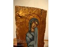 Old Icon - painted on a piece of wood