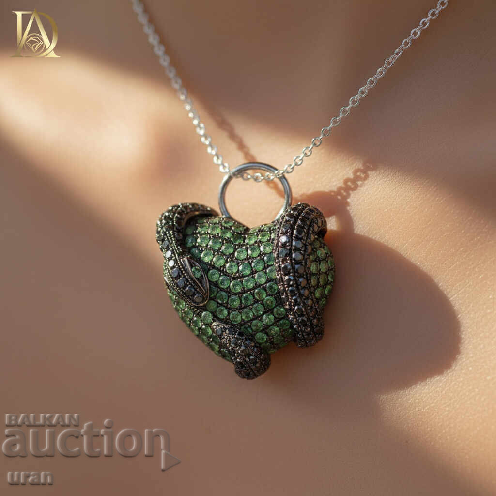 Pandantiv nou unic din aur cu diamante naturale de 2,90 ct cu preț € 3500.00 | 6845.41 BGN