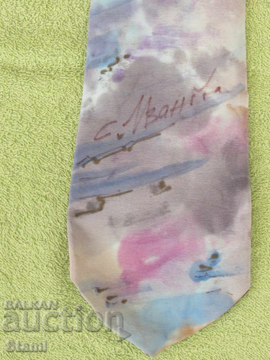 Men's new silk tie, hand-painted - 5 Men's new silk tie, hand-painted - 5