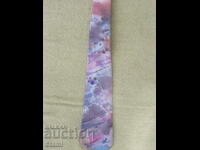 Men's new silk tie, hand-painted