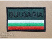 Emblemă autocolantă pentru uniformă, steag BG verde