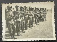 4712 Kingdom of Bulgaria group of young soldiers 1938. Rifles and muskets