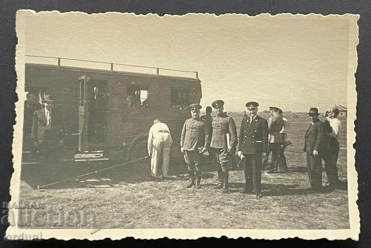 4724 Kingdom of Bulgaria cinema team Bozhurishte Airport WWII