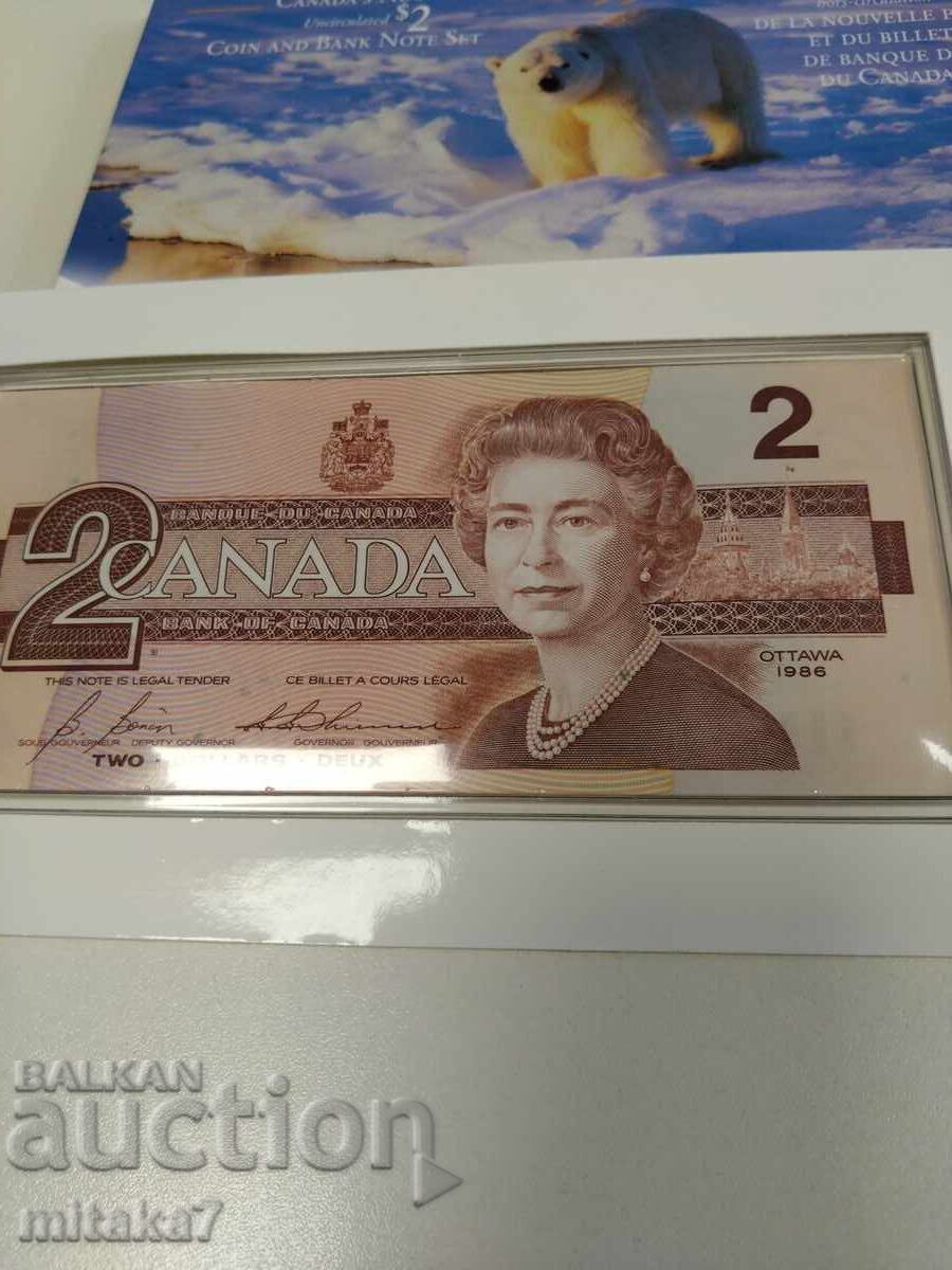 Delivery of Coin and banknote set, Canada Delivery of Coin and banknote set, Canada